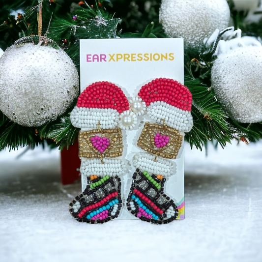 Santa's Stocking Earrings