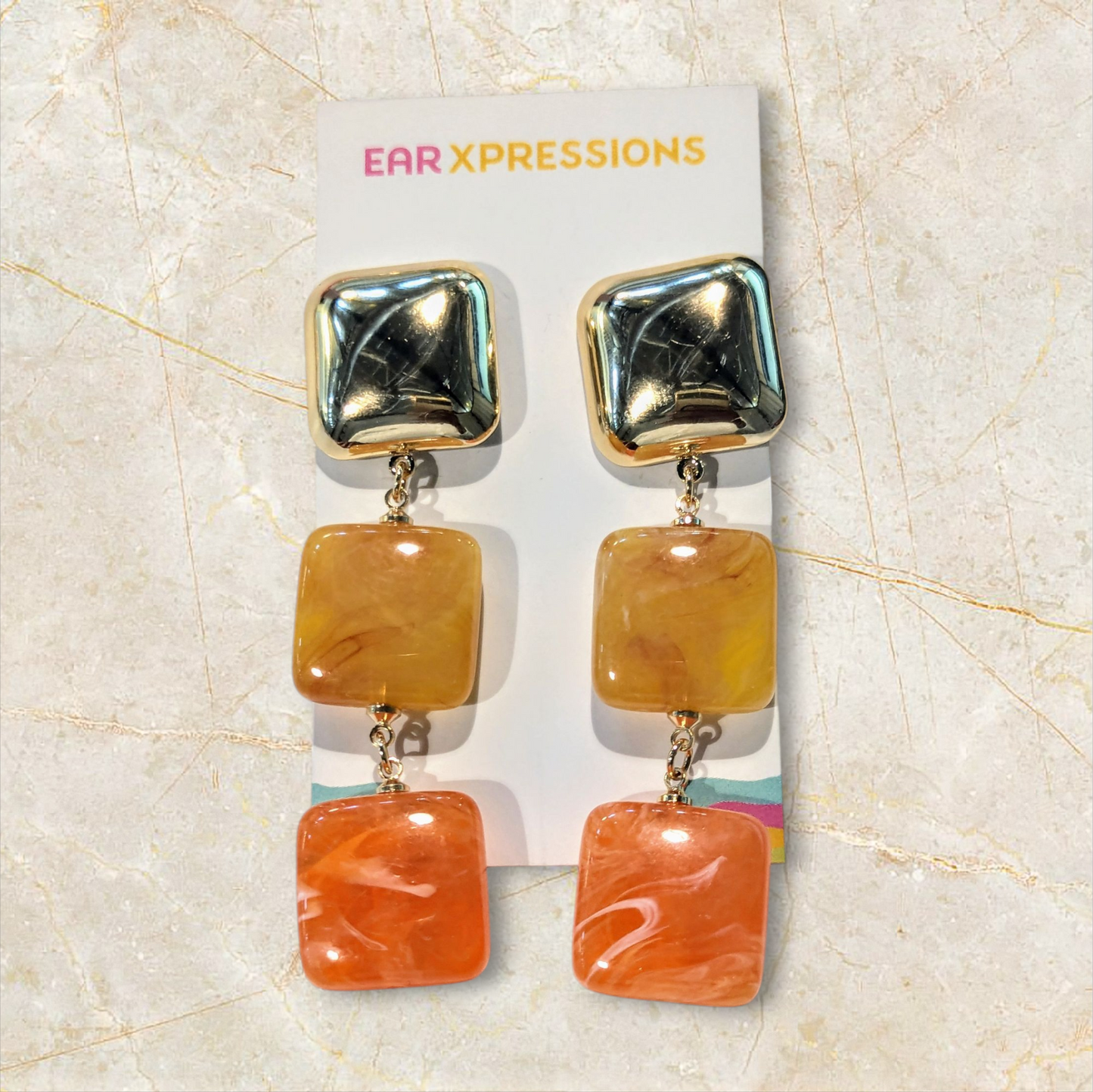 Blocks of Radiance Earrings