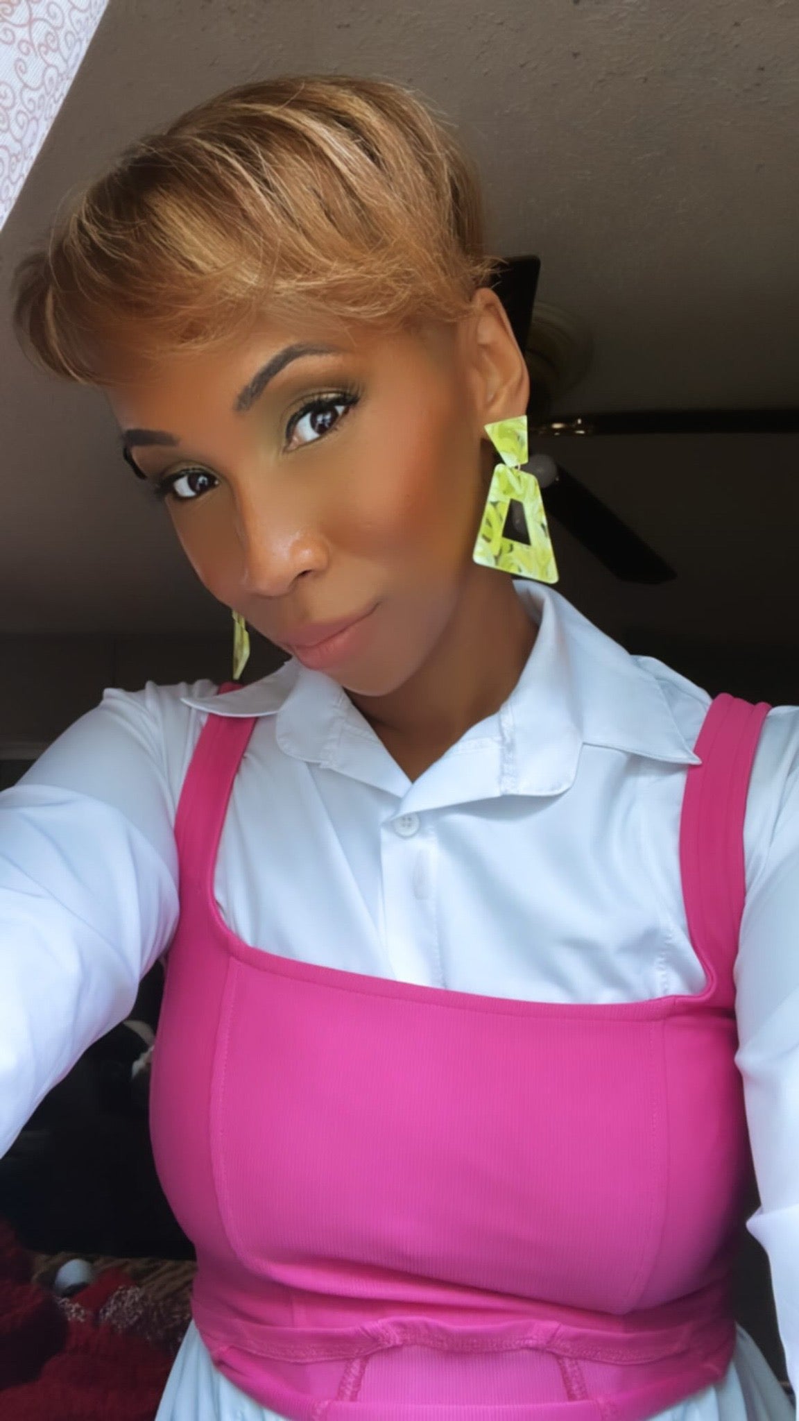 Hot Girl Lime Earrings
