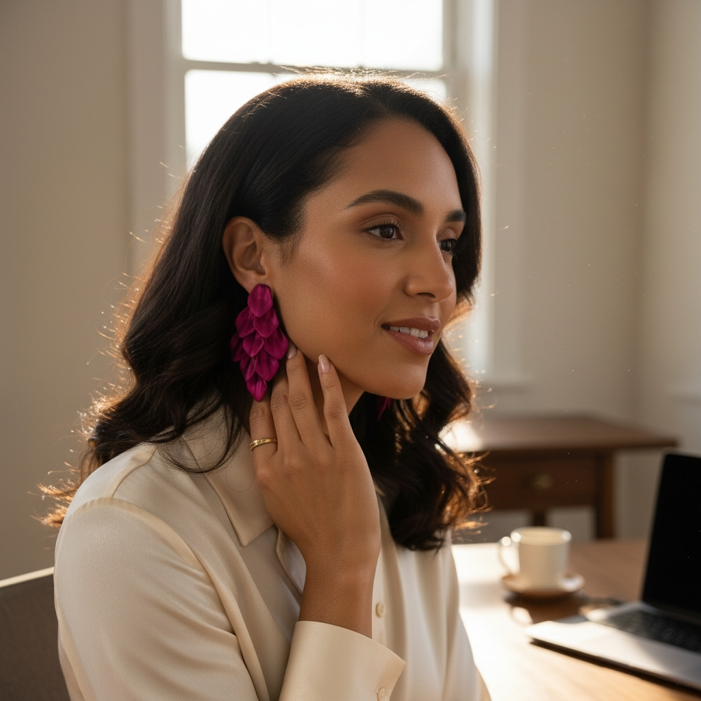 Flower Petal Earrings