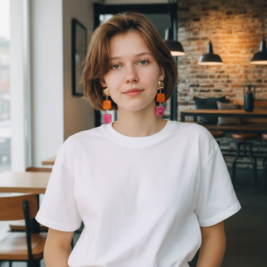 Blocks of Radiance Earrings